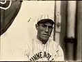 DeFate with the Minneapolis Millers in 1922