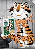 The cereal mascot Tony the Tiger