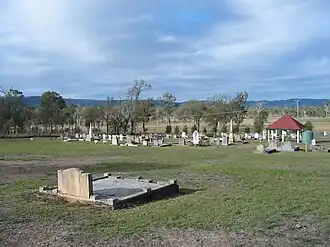 Toogoolawah Cemetery on Cemetery Road, Braemore, 2005