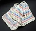 Crocheted potholders