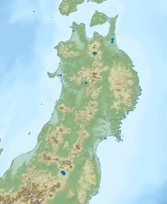 Mount Chōkai is located in Tohoku, Japan