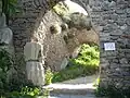 Archways inside the castle
