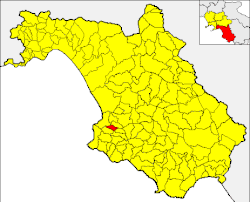 Torchiara within the Province of Salerno