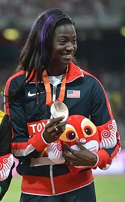 Tori Bowie, track & field Olympic gold medalist
