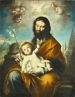 St Joseph with the Infant Christ, 17th century[1]