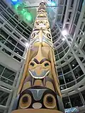 Yeomans's Totem Pole at Vancouver International Airport