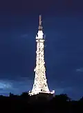 The Tour métallique de Fourvière at night