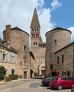The abbey in Tournus