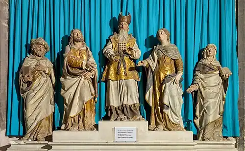 Marriage of the Virgin, wood, 1650, by Antoine Charpentier