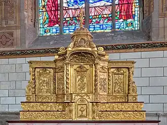 Gilded tabernacle, 17th c.