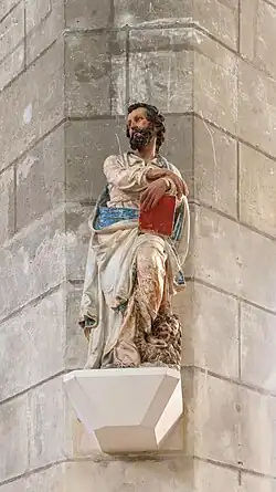 St Mark by Charles Hoyau, 17th c., terracotta
