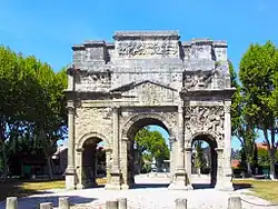 Monumental arch in Orange