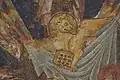 Evangelists' fresco Mark closer up
