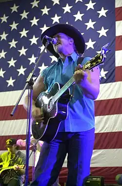 Trace Adkins, recorded three Number One country music hits