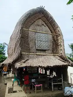 Traditional Sasak rice barn in village of Sade, Lombok, Indonesia.
