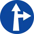 Ρ-51δ Turn straight or right ahead