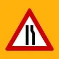 Κ-6δ Road narrows on right