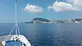 Ponza, site of the naval battle on 14 June 1300; Giovanni I was captured after the Sicilian defeat.