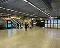 Transfer concourse in August 2024