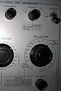 Transistor-curve tracer (detail 2)