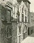 Historic view of the palazzo (xilografia by Barberis, 1892)