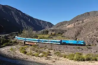 Crossing railway bridge