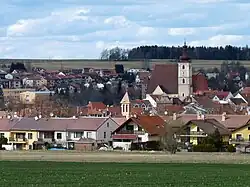 View from the south