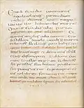 Caroline minuscule text