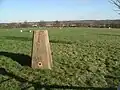 A trig point near Wootton Wawen, Warwickshire, England