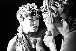 Trippple Nippples performing live in April 2011.