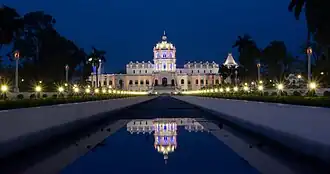 Ujjayanta Palace, which houses the Tripura State Museum. Tripura became a state on 21 January 1972.