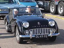 Later TR3 with wide grille