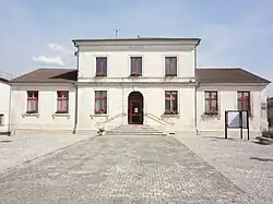 The town hall in Troussey