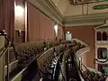 Upper level benches