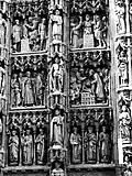 Another view of reredos – side panels