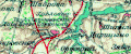Tsaritsyno station on the map. The brick factories of S. E. Logunov are visible. Before 1904