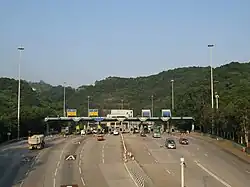 Tunnel entrance near Kwun Tong