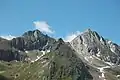East aspect of Zopetspitze to the right (Tulpspitze to left)