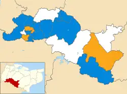 2010 results map