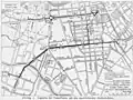 GBS tunnel designs with north and south tunnels, the Linden crossing was located at the eastern end of the north tunnel