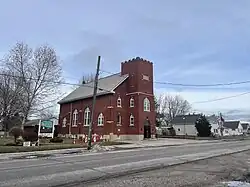 Zion United Church seen from John Park Line in December 2025