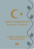 Turkish service passport (Hizmet pasaportu)