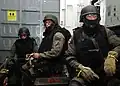 Turkish marines aboard USS&nbsp;Nassau stand by to conduct maritime interdiction operations, as part of exercise Phoenix Express 2007