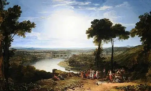 The Festival of the Opening of the Vintage at Mâcon by J.M.W. Turner, 1803