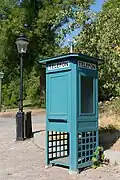 Image 27A historic telephone booth in Skansen, Stockholm