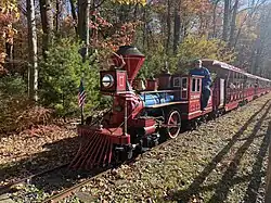 Turtle Back Zoo Railroad attraction.