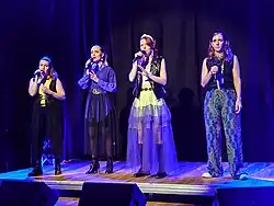 Tuuletar performing in Växjö, Sweden, 2021