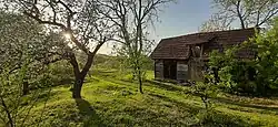 Scene of Hrvatsko Zagorje in a village near Marija Bistrica