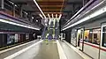 The platform of the station