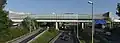 The station over the motorway